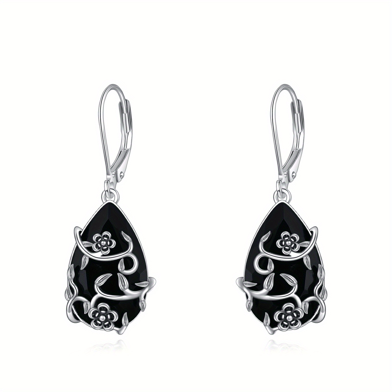 YFN Flower Earrings 925 Silver for Women Girls